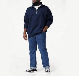 Sudadera con cremallera de cuarto de baño para hombre con estilo, ropa informal de algodón 100% térmica personalizada de alta calidad, cuarto personalizado - Product Image 3