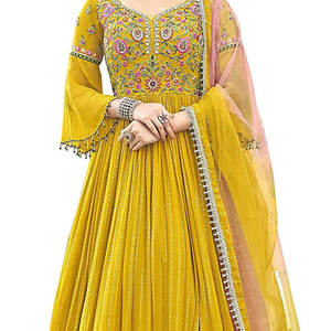 Robe de soirée 3 pièces brodée à la main pakistanaise/robes décontractées pour femmes de nouveau style pakistanais costumes à vendre - Product Image 6