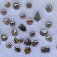 Diamantes Naturales Marrones de 2mm, 4mm y 6mm, Corte Hexagonal, en Forma de Cometa, en Forma de Ataúd, en Forma de Pera, Piedras Preciosas Sueltas para Joyería Fina, Hechas a Mano en India, Certificadas por IGI