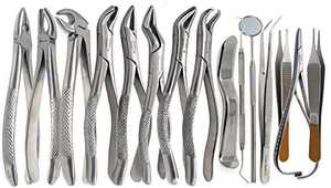 ชุดเครื่องมือผ่าตัดทางทันตกรรมแบบแมนนวลทำจากสแตนเลสชุดเครื่องมือผ่าตัดทางปากแบบครบชุดได้รับการรับรอง CE รับประกัน1ปี - Product Image 2