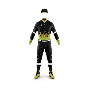 Uniforme de béisbol más vendido de alta calidad, peso ligero hecho en poliéster, uniforme de béisbol para adultos - Product Image 5
