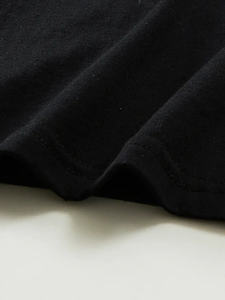 Camisetas de verano de manga corta para hombre, stock personalizable con estampado de líneas rojas y negras, ropa a granel, fardos de ropa mixta, ropa usada - Product Image 6