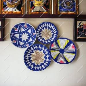 Panier décoratif mur osier décor à la maison moderne échantillon gratuit bambou rotin bois chambre décorations pour chambres Jute suspendu - Product Image 6