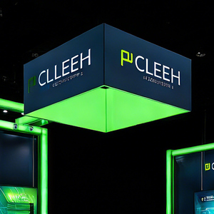 20 X 20 英尺背光模块化展览摊位 AV 音频贸易展摊位灯箱背景展示摊位，适用于信息通信行业 - Product Image 4