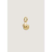 Breloque Gâteau de la Fortune en Or Massif 14 carats, 2,7g, 10,8mm x 9,6mm, Unisexe, pour Occasions Cadeaux, Vendu Séparément