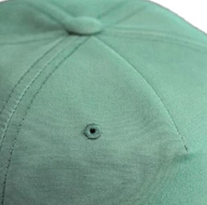 Gorra snapback de 5 paneles de nailon impermeable naranja de alta calidad, hecha a medida y con elegante detalle de cuerda, fabricada en Pakistán. - Product Image 5
