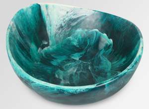 SERVING DURABIL Personnalisez le bol en résine coloré de la meilleure qualité fait à la main avec base pour le chocolat, les bonbons, les bonbons et les bijoux - Product Image 2