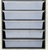 Sistema Vertical para Reptiles que Ahorra Espacio para Pitones Reales y Anfibios, Contenedores Apilables de PVC a Prueba de Escape, Estante de Cría para Serpientes Caseras - Product Image 6