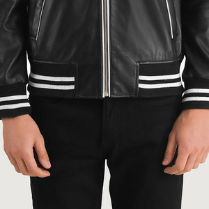 Nouvelles vestes Versity College pour hommes vestes universitaires vierges en gros veste universitaire Letterman en satin uni avec logo personnalisé pour hommes - Product Image 6