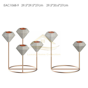 Bougeoir design en corne de buffle Forme de corne incurvée Couleur marron Style différent Maison et mariage Fourniture décorative Porte-cire - Product Image 6