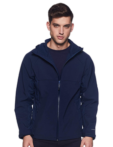 Chaqueta deportiva con logotipo personalizado para hombre, ropa de trabajo impermeable a prueba de viento, chaqueta impermeable de carcasa blanda para exteriores - Product Image 1