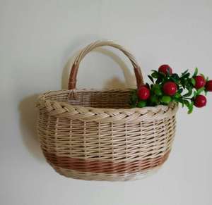 Panier multifonctionnel, panier à provisions, panier tissé en rotin naturel, couleur magnifique - Product Image 1