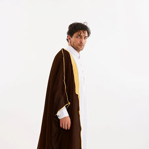 Elegante Bisht nueva ropa islámica al por mayor Daffah rezando Bisht hombres ropa islámica thobe caftán elegante hombres Thobe - Product Image 3