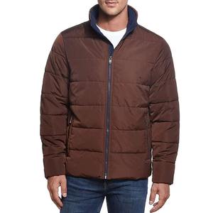 Custom Winter Canvas Puffer Jacket Men Women OEM ODM Quilted <b>Coat</b> Outdoor Fashion Front Logo Breathable Quick <b>Dry</b> - Product Image 1