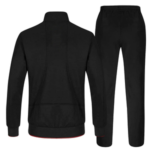 Ensemble de survêtement pour homme 100% coton de haute qualité, respirant, lourd, pour le sport, l'entraînement et le jogging - Product Image 2