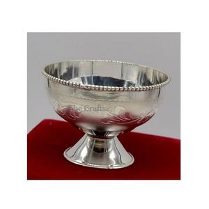 ถ้วยไอศกรีมสแตนเลสแบบตอกลาย ทำมือ รูปทรงกลม ชามเสิร์ฟขนมหวาน ราคาดีที่สุด - Product Image 2