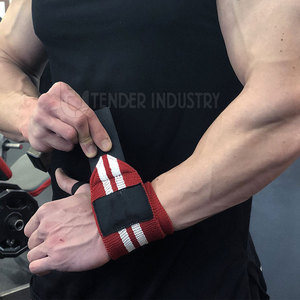 Muñequeras de neopreno de calidad superior Muñequeras de fitness transpirables con logotipo personalizado para entrenamiento de gimnasia - Product Image 5