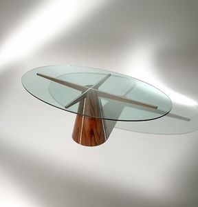 Đồ nội thất phòng khách hình chữ nhật vát cạnh 6mm THK rõ ràng Dinning bảng Glass Top - Product Image 2