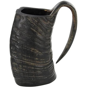 Viking Tankard Drinking Horn Mug Natural Buffalo Horn Mug Viking Dining Hall Horn India Handicraft Natural Craft - Product Image 4