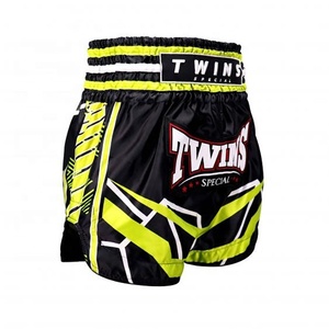 Pantalones Cortos de Muay Thai de Primera Calidad con Logotipo Personalizado, Ropa Deportiva de Poliéster y Nailon para Entrenamiento de Kickboxing con Bordado, Ropa de Artes Marciales - Product Image 5