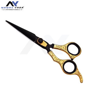 High Quality Matte Black and Gold <strong>Dragon</strong> <strong>Handle</strong> Japanese Barber <strong>Scissor</strong> Barber Hairdressing <strong>Scissors</strong> - Product Image 5