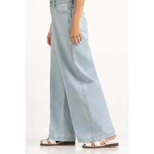 กางเกงยีนส์ทรงขาบาน รุ่น WM-JNS-WS25-002 ผ้าระบายอากาศดี พิมพ์ลายลำลอง สำหรับฤดูหนาว ฤดูร้อน ฤดูใบไม้ร่วง มีไซส์ XXL XL XL - Product Image 3