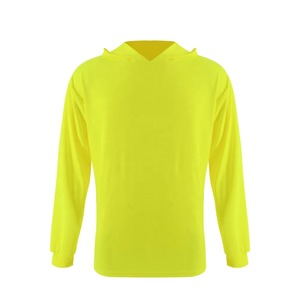 Hi Viz Summer Workwear pour hommes Sweat à capuche pour travailleur de la construction avec chemise de sécurité réfléchissante à manches longues pour les emplois de sécurité - Product Image 1
