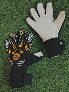 Gants de gardien de but de football professionnels personnalisés, respirants, antidérapants, thermiquement isolés, extensibles et avec protection des doigts - Product Image 3