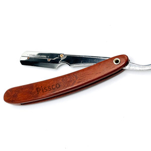 Navaja de Afeitar Recta, Navajas de Afeitar Profesionales para Barbería, Cuchilla Intercambiable, Navajas de Afeitar para Salón, Acero Inoxidable Alemán - Product Image 5