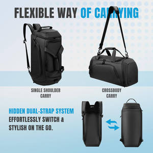 Sac de sport de fitness professionnel avec séparation sèche et humide et poche à chaussures pour l'entraînement en salle de sport et les voyages en plein air - Product Image 6