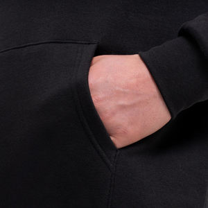 Sweat à capuche oversize 100 % coton pour homme, avec logo brodé de haute qualité, poche, grammage personnalisé, style vintage, idéal pour l'hiver - Product Image 5