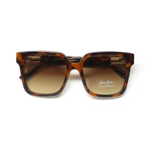 Occhiali da Sole Sean John SJS2010Ce, Protezione UV/UVB 100%, Lenti Rettangolari Sfumate Oro-Arancio, Montatura Quadrata Casual Antigraffio - Product Image 2