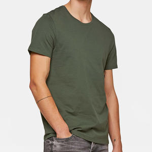 T-shirt vierge avec impression personnalisée 100% coton peigné T-shirts pour hommes vente en gros Streetwear décontracté T-shirts pour hommes avec impression bouffante - Product Image 2