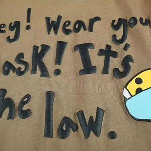 Meilleure vente de vêtements décontractés de haute qualité sweats à capuche avec impression bouffante prix raisonnable motif solide à capuche d'hiver - Product Image 3