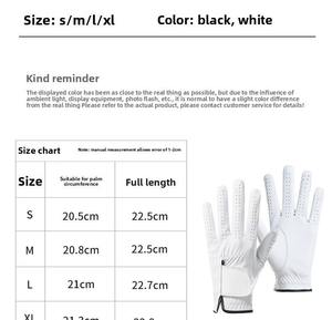 ถุงมือกอล์ฟสำหรับเล่นกีฬาระบายอากาศได้ดีถุงมือกอล์ฟสำหรับผู้เล่น - Product Image 3