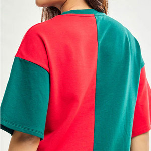 T-shirt graphique oversize en coton premium pour femme, prêt à personnaliser, fournisseur en gros OEM ODM - Product Image 3