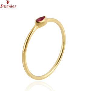 Elegante anillo de piedras preciosas de Plata de Ley 925 Moda chapado en oro Forma de marquesa Estilo clásico para fiestas Precio al por mayor de fábrica - Product Image 2