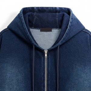 Sudadera con Capucha Personalizada de Felpa Gruesa Ecológica con Lavado Vintage para Hombre, Estilo Oversize con Hombros Caídos, Ideal para Invierno y Streetwear - Product Image 3