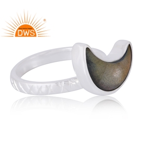 Latest Traditional 925 Sterling Silver Natural Labradorite Gemstone <b>Ring</b> Custom Jewelry For Women Gift For Her - Product Image 4