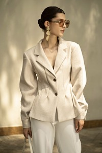 Chaqueta de estilo minimalista elegante para mujer Nolia, traje estampado de alta calidad para invierno, ropa al mejor precio - Product Image 4