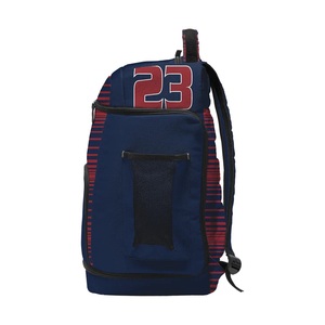 Custom Sublimation Soft Team <b>Backpack</b> Zipper Cordura Material Sports School Travel Bag Designed for Team Training Events - Product Image 5