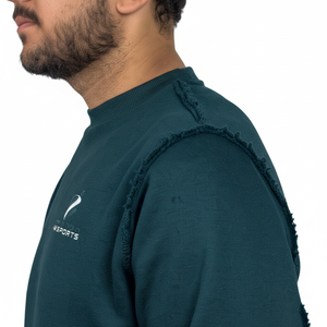 เสื้อสเวตเชิ้ตผ้าฝ้ายผสมโพลีเอสเตอร์เนื้อนุ่ม สไตล์ลำลอง พิมพ์โลโก้ได้ คอกลม สีพื้น ย้อมสีพื้น เหมาะสำหรับฤดูหนาว - Product Image 3