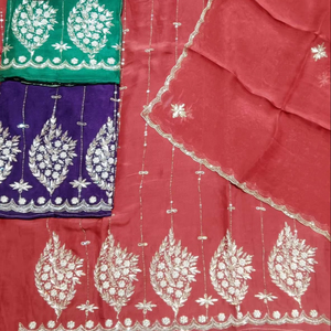 Designer moderne non cousu brodé à la main indien pakistanais fête porter des costumes pour les femmes Fashion-Forward Style traditionnel pour - Product Image 1