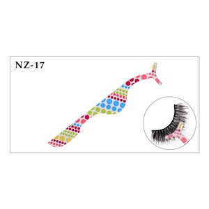 Professional Eyelash Tweezers <b>Stainless</b> <b>Steel</b> Eyelash Extension Clip Individual Curved <b>Strip</b> Lash Extension Supplies - Product Image 3