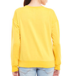 เสื้อสเวตเชิ้ตคอกลมสไตล์สตรีทแวร์แบบใหม่  รับสกรีนโลโก้ แขนยาว แห้งเร็ว ระบายอากาศดี ทรงโอเวอร์ไซส์ สำหรับผู้หญิง  รับสั่งทำตามแบบ - Product Image 4