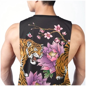 Hot Selling <b>Men's</b> Gym <b>Tank</b> <b>Top</b> Solid Color Quick Dry Breathable Customized OEM Knitted Weaving Custom Logo Plain Print <b>Tank</b> <b>Top</b> - Product Image 6