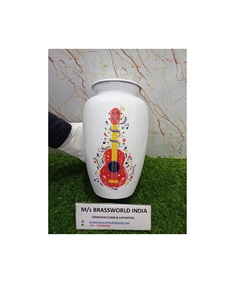 โกศใส่ศพโลหะสำหรับผู้ใหญ่วัสดุทองเหลืองทำด้วยมือสำหรับขี้เถ้าของมนุษย์ - Product Image 1