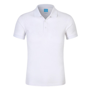 เสื้อโปโลผ้าคอตตอน100ปักลายสำหรับผู้ชายเสื้อยืดโปโลผ้าคอตตอนสีพื้นสำหรับกอล์ฟ - Product Image 2