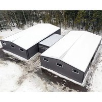 Edificio Prefabricado de Estructura de Acero de Diseño Industrial Moderno, Casa Portátil para Fábrica o Almacén