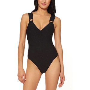 Ensemble de bikini d'été en polyester/nylon respirant et à taille élastique pour femmes, une pièce, à séchage rapide, service de conception OEM ODM - Product Image 2
